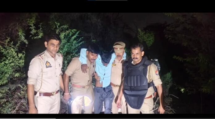 जाहिद खूंटी की हत्याभियुक्त मुठभेड़ में गिरफ्तार
